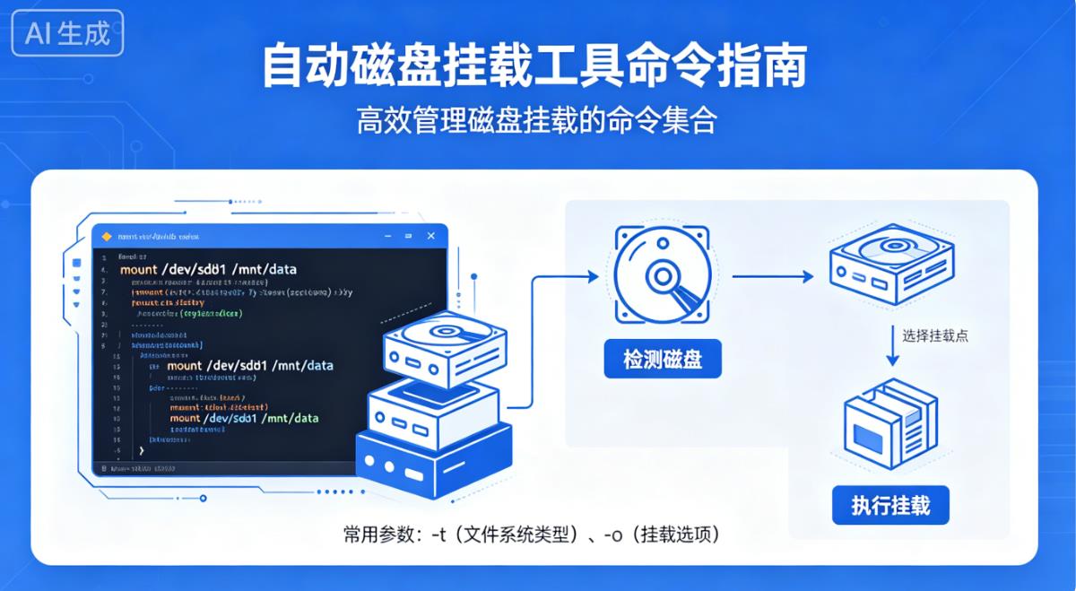 自动磁盘挂载工具 Linux命令